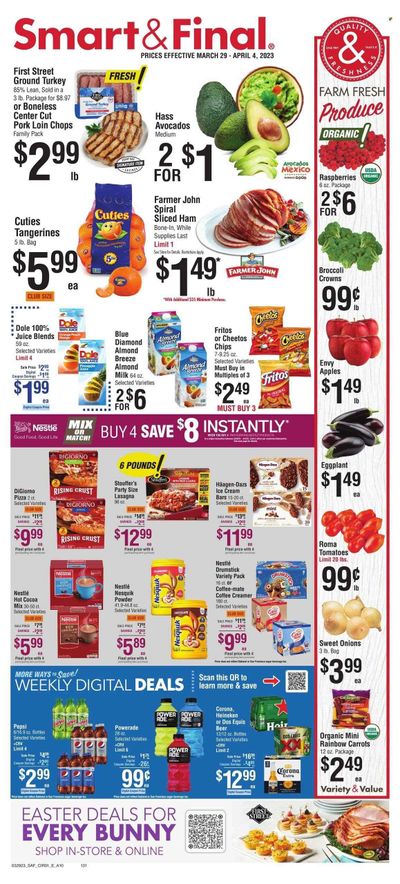 Smart & Final (CA) Weekly Ad Flyer Specials March 29 to April 4, 2023