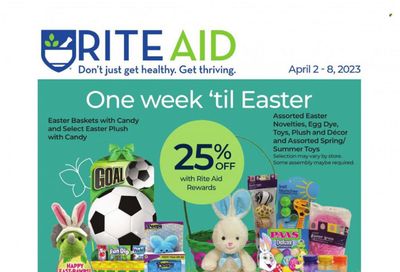 RITE AID Weekly Ad Flyer Specials April 2 to April 8, 2023