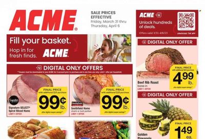 ACME (DE, NJ, NY, PA) Weekly Ad Flyer Specials March 31 to April 6, 2023