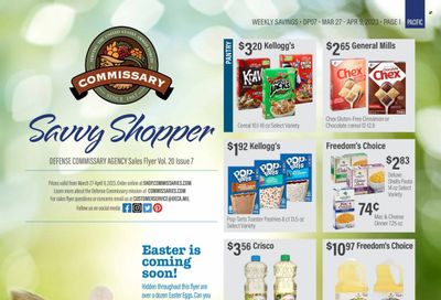 Commissary Weekly Ad Flyer Specials March 27 to April 9, 2023