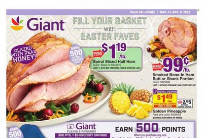 Giant Food (DE, MD, VA) Weekly Ad Flyer Specials March 31 to April 6, 2023