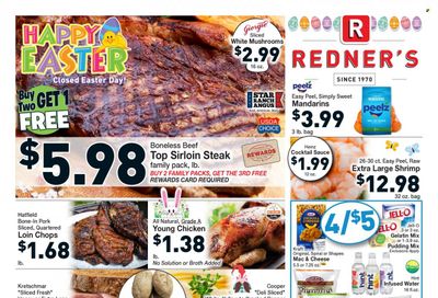 Redner's Markets (DE, MD, PA) Weekly Ad Flyer Specials March 30 to April 5, 2023