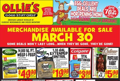 Ollie's Bargain Outlet Weekly Ad Flyer Specials March 29 to April 5, 2023