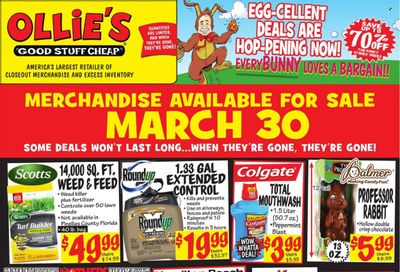 Ollie's Bargain Outlet Weekly Ad Flyer Specials March 29 to April 5, 2023