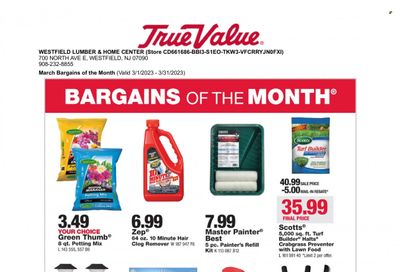 True Value Weekly Ad Flyer Specials March 1 to March 31, 2023