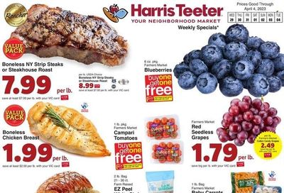 Harris Teeter Weekly Ad Flyer Specials March 29 to April 4, 2023