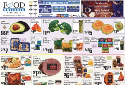 Food Universe (NY) Weekly Ad Flyer Specials March 31 to April 6, 2023
