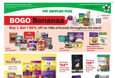 Pet Supplies Plus Weekly Ad Flyer Specials March 30 to April 26, 2023