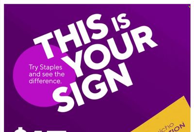 Staples Weekly Ad Flyer Specials April 2 to April 8, 2023