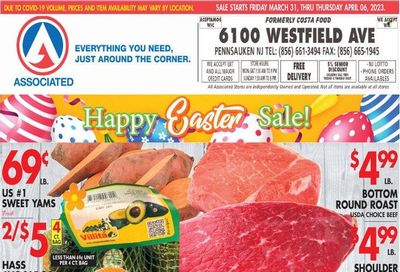 Associated Supermarkets (NY) Weekly Ad Flyer Specials March 31 to April 6, 2023