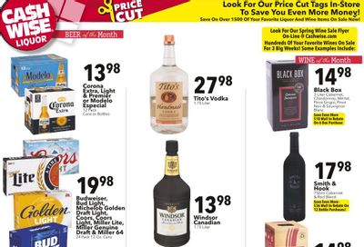 Cash Wise Liquor Only (MN) Weekly Ad Flyer Specials April 2 to April 8, 2023