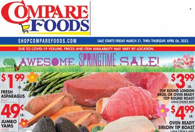 Compare Foods (CT, MD, NC, NJ, NY, RI) Weekly Ad Flyer Specials March 31 to April 6, 2023