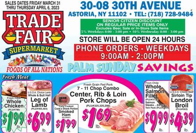Trade Fair Supermarket (NY) Weekly Ad Flyer Specials March 31 to April 6, 2023
