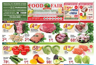 Food Fair Fresh Market (FL) Weekly Ad Flyer Specials March 30 to April 5, 2023