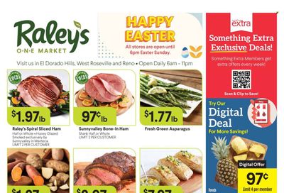 Raley's (CA, NV) Weekly Ad Flyer Specials April 5 to April 11, 2023