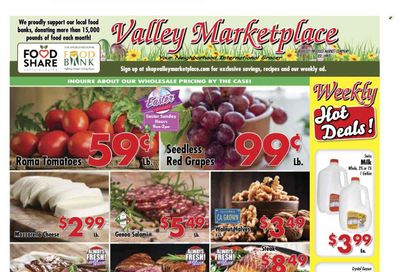 Valley Marketplace (CA) Weekly Ad Flyer Specials April 5 to April 11, 2023