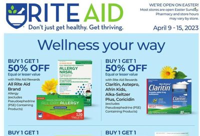 RITE AID Weekly Ad Flyer Specials April 9 to April 15, 2023