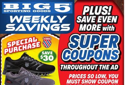 Big 5 (AZ, CA, CO, ID, NM, OR, UT, WA) Weekly Ad Flyer Specials April 7 to April 13, 2023