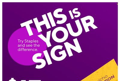 Staples Weekly Ad Flyer Specials April 9 to April 15, 2023