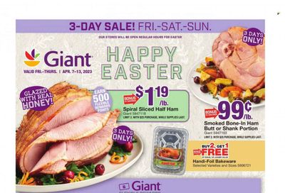 Giant Food (DE, MD, VA) Weekly Ad Flyer Specials April 7 to April 13, 2023