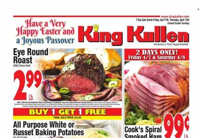 King Kullen (NY) Weekly Ad Flyer Specials April 7 to April 13, 2023