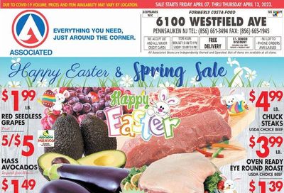 Associated Supermarkets (NY) Weekly Ad Flyer Specials April 7 to April 13, 2023