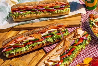 Enjoy a Buy 1 Get 1 50% Off Deal on Footlong Subs In-app or Online Through to April 30 at Subway