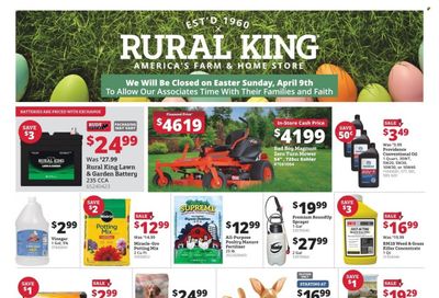 Rural King (AL, FL) Weekly Ad Flyer Specials March 29 to April 12, 2023