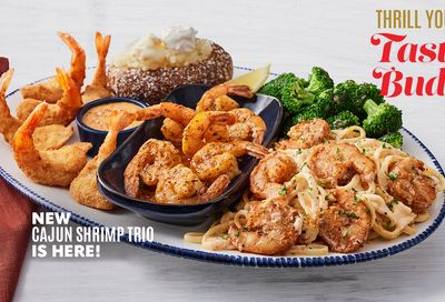 Red Lobster Debuts their New Cajun Shrimp Trio Served with Cajun Shrimp Scampi and More 