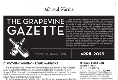 Bristol Farms (CA) Weekly Ad Flyer Specials April 5 to May 3, 2023