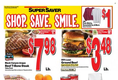 Super Saver Weekly Ad Flyer Specials April 12 to April 18, 2023