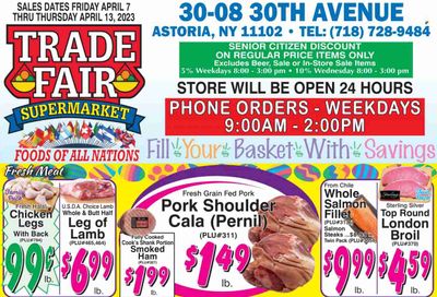 Trade Fair Supermarket (NY) Weekly Ad Flyer Specials April 7 to April 13, 2023