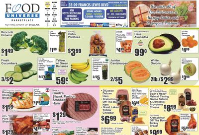 Food Universe (NY) Weekly Ad Flyer Specials April 7 to April 13, 2023