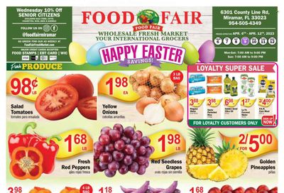 Food Fair Fresh Market (FL) Weekly Ad Flyer Specials April 6 to April 12, 2023