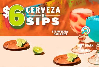 Applebee’s Serves Up New $6 Cerveza & Sips Including the Strawberry Daq-a-Rita and Tipsy Shark