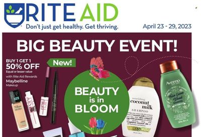 RITE AID Weekly Ad Flyer Specials April 23 to April 29, 2023