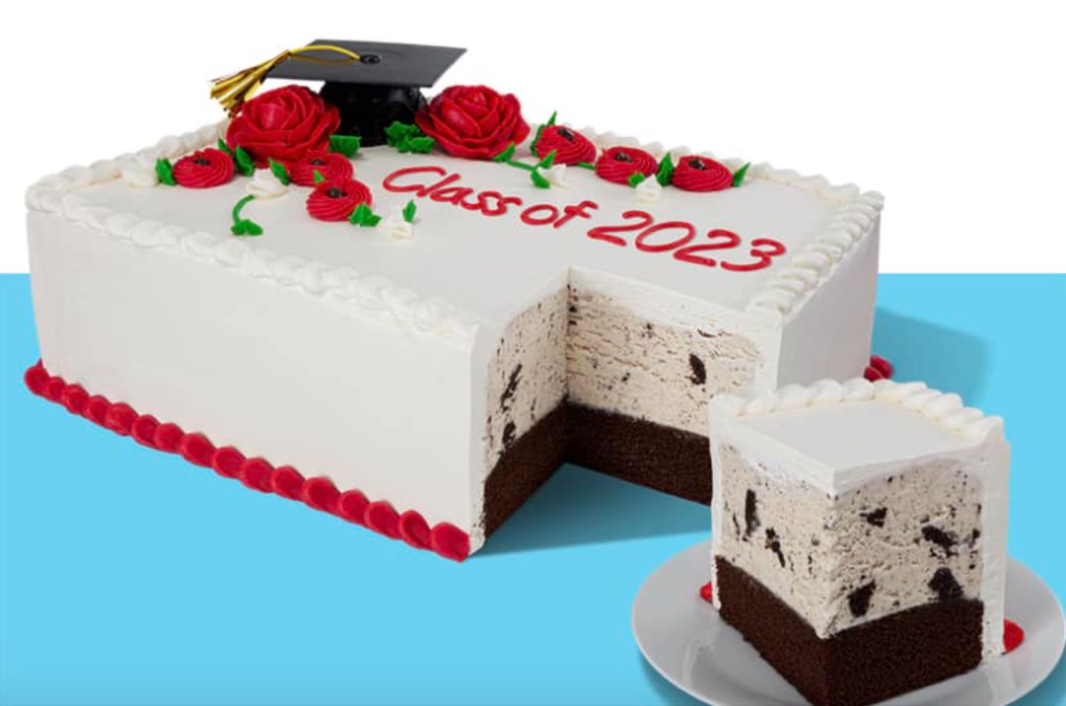 The Brand New Turn the Tassel Cake Lands at Baskin-Robbins