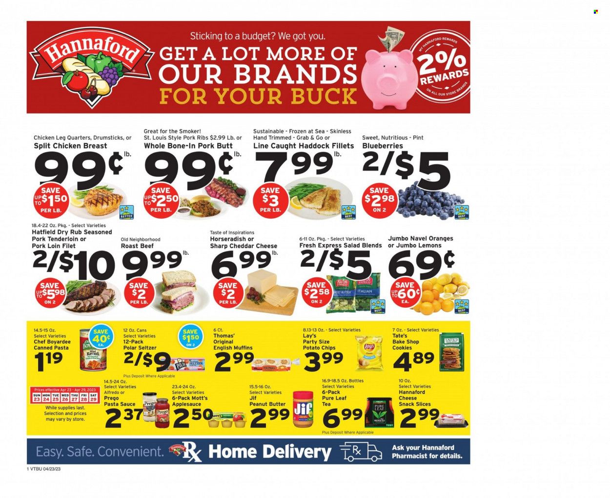 Hannaford (VT) Weekly Ad Flyer Specials April 16 to April 29, 2023