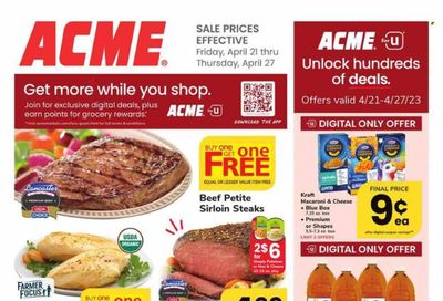 ACME (DE, NJ, NY, PA) Weekly Ad Flyer Specials April 21 to April 27, 2023