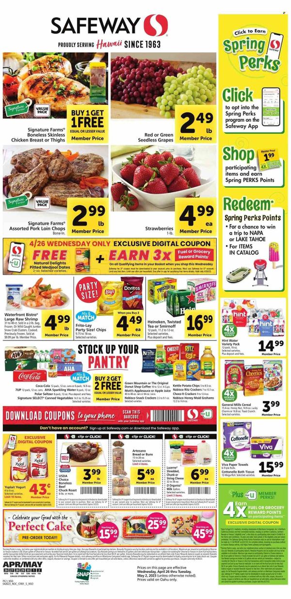 Safeway (HI) Weekly Ad Flyer Specials April 26 to May 2, 2023