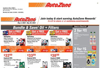 Autozone Weekly Ad Flyer Specials May 2 to May 29, 2023