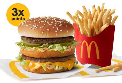 Score 3X the Bonus Points with Your First Mobile App Order at McDonald’s: A Rewards Exclusive Score 3X the Bonus Points with Your First Mobile App Order at McDonald’s: A Rewards Exclusive