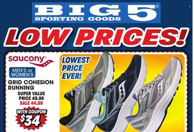Big 5 (AZ, CA, CO, ID, NM, OR, UT, WA) Weekly Ad Flyer Specials May 5 to May 10, 2023