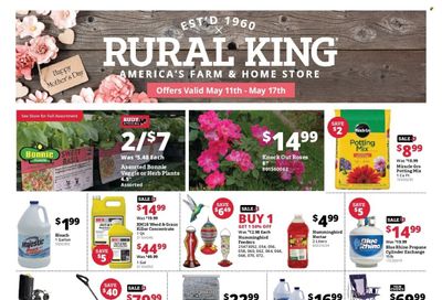 Rural King (AL, IL, IN, KY, OH, PA, TN, VA) Weekly Ad Flyer Specials May 11 to May 17, 2023