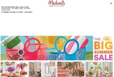Michaels Weekly Ad Flyer Specials May 14 to May 20, 2023