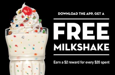 Receive a Free Shake When You Newly Download the Steak ’n Shake App