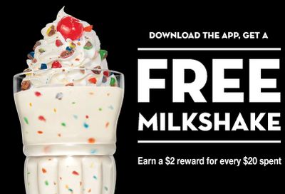 Receive a Free Shake When You Newly Download the Steak ’n Shake App