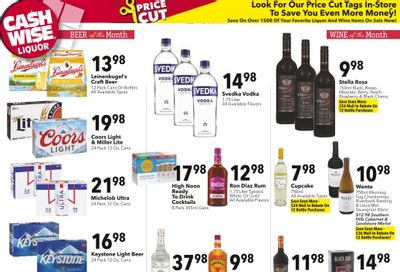 Cash Wise Liquor Only (MN) Weekly Ad Flyer Specials May 14 to May 20, 2023 Cash Wise Liquor Only (MN) Weekly Ad Flyer Specials May 14 to May 20, 2023
