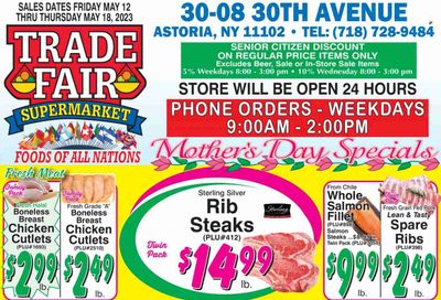 Trade Fair Supermarket (NY) Weekly Ad Flyer Specials May 12 to May 18, 2023