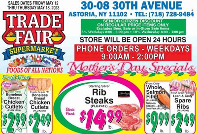 Trade Fair Supermarket (NY) Weekly Ad Flyer Specials May 12 to May 18, 2023 Trade Fair Supermarket (NY) Weekly Ad Flyer Specials May 12 to May 18, 2023